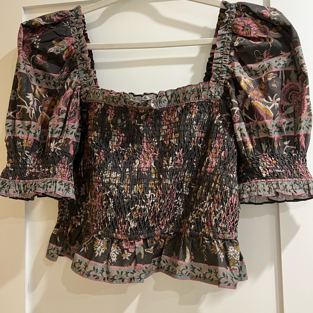 Sea Tess smocked top size XL